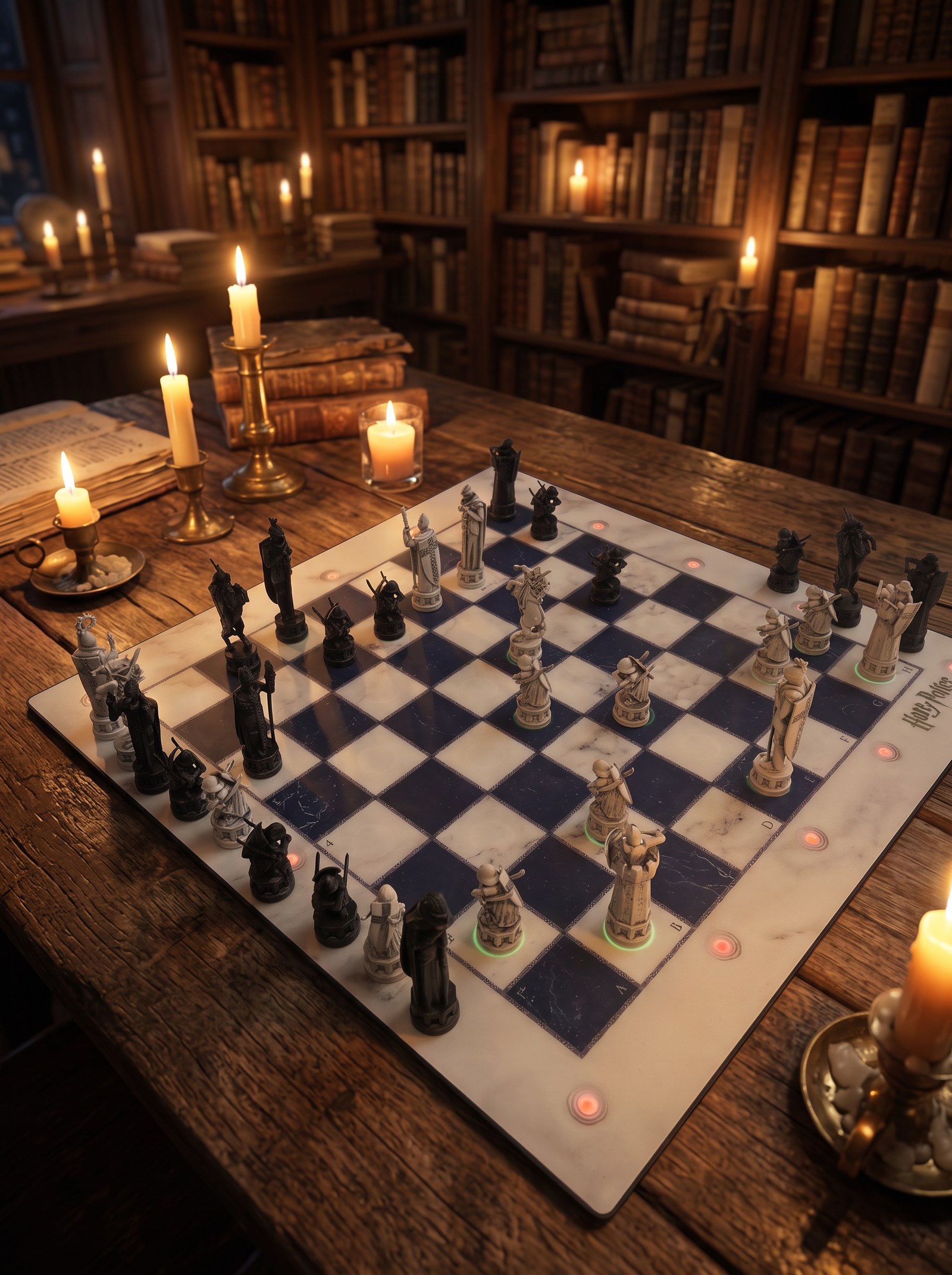 /threequarter /darkacademia /candlelight /shallowdof /preservedetails